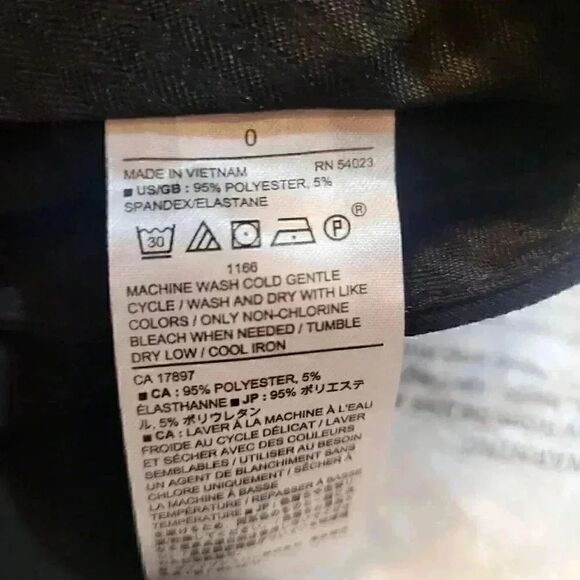 Banana Republic Women's Black Poly/Spandex Logan Fit Pants w Belt Tie - Picture 5 of 14